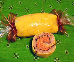 オムそば巻き梅風味